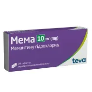 Мема таблетки покрытые оболочкой 10 мг №28