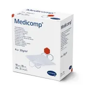 Серветки стерильні з нетканого матеріалу Medicomp Медікомп 10 см х 10 см по 2 штуки в пакунку №1