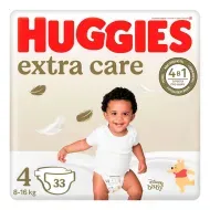 Подгузники Huggies Extra Care Jumbo размер 4 (8-16 кг) № 33