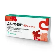 Дарфен таблетки вкриті оболонкою 400 мг блістер №14