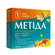 Метида порошок в саше 6 г с апельсиновым вкусом №10