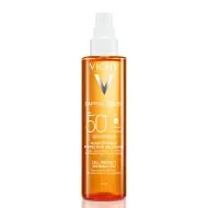 Сонцезахисна водостійка олійка Vichy Капіталь Солей для шкіри обличчя, тіла та кінчиків волосся SPF50+ 200 мл
