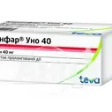 Коринфар уно 40 таблетки пролонгированного действия покрытые оболочкой 40 мг блистер №100