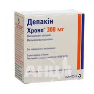 Депакін Хроно 300 мг таблетки пролонгованої дії вкриті оболонкою 300 мг контейнер №100