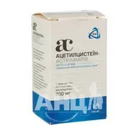 Ацетилцистеїн-Астрафарм порошок для орального розчину 200 мг саше №10