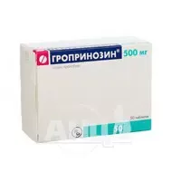 Гропринозин таблетки 500 мг блистер №50
