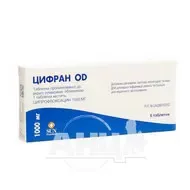 Цифран OD таблетки пролонгированные покрытые пленочной оболочкой 1000 мг блистер №5