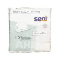 Пелюшки гігієнічні Seni soft basic 40 см х 60 см №10