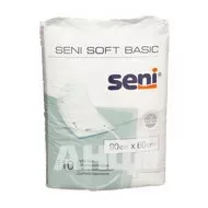 Пелюшки гігієнічні Seni soft basic 90 см х 60 см №10