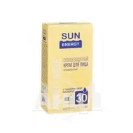 Крем для лица Sun Energy с гиалуроновой кислотой SPF 30 50 мл