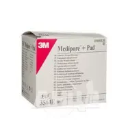 Пов'язка адгезивна для закриття ран 3М Medipore + pad 6 см х 10 см