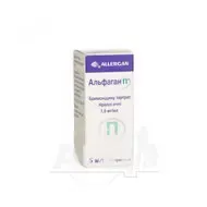Альфаган П краплі очні 1,5 мг/мл флакон-крапельниця 5 мл