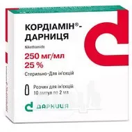 Кордиамин-Дарница 25% 2 мл №10