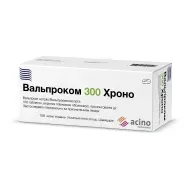Вальпроком 300 Хроно таблетки пролонгованої дії вкриті плівковою оболонкою блістер №100
