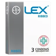 Презервативи Lex ribbed №3