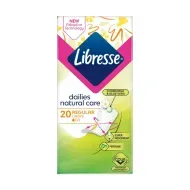 Прокладки жіночі гігієнічні Libresse Natural care pantyliners normal 1 крапля №20