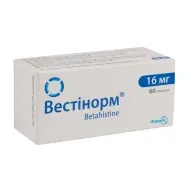 Вестинорм таблетки 16 мг блистер №60
