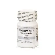 Топірамін таблетки вкриті оболонкою 25 мг флакон №60