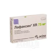 Лафаксін XR таблетки 75 мг N28