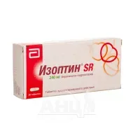 Изоптин SR таблетки пролонгированного действия покрытые оболочкой 240 мг №30