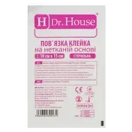 Пластырная повязка на нетканой основе h pore Dr. House стерильная 10 см х 15 см