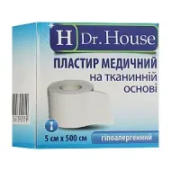 Пластир Dr. House ультра на тканинній основі 2,5 х 500 №1