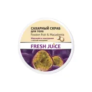 Сахарный скраб для тела Fresh Juice Passion fruit & Macadamia 225 мл