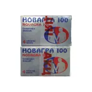 Новагра таблетки 100 мг №4+4 акция