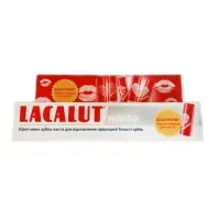 Зубна паста Lacalut White 75 мл + Lacalut бальзам для губ 4,8 г
