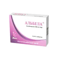 Альбела таблетки 400 мг блістер №3