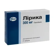 Лирика капсулы 300 мг №21