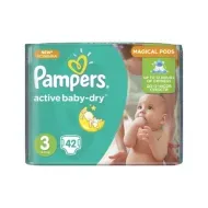 Подгузники Pampers Active Baby-Dry Midi 3 5-9кг №42