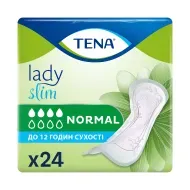 Прокладки урологические для женщин Tena Lady Slim Normal №24