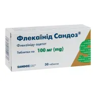 Флекаинид Сандоз таблетки 100 мг блистер №30