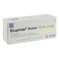 Эсцитам Асино таблетки покрытые пленочной оболочкой 10 мг блистер №60