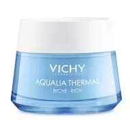 VICHY Аквалия Термаль, насыщенный крем для глубокого увлажнения кожи лица. Для сyxoй и очень сухой обезвоженной кожи, 50 мл