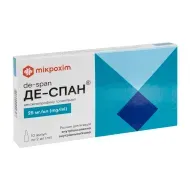 Де-Спан раствор для инъекций 25 мг/мл ампула 2 мл №10