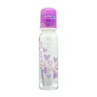 Бутылочка для кормления Baby-Nova 43705-1 стекло декор для девочки 250 мл