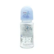 Пляшечка для годування Baby-Nova 44240 скло декор 230 мл