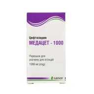 Медацет-1000 порошок для раствора для инъекций 1000 мг флакон №1