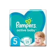 Підгузки Pampers Active Baby Junior 5 (11-16 кг) №21
