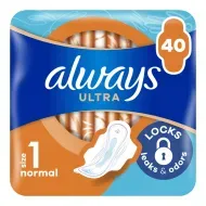 Гігієнічні прокладки Always Ultra Normal розмір 1 №40