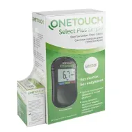 Глюкометр OneTouch Select Plus Simple + тест полоски OneTouch Select Plus №50