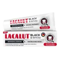 Зубна паста Lacalut Black & white 75 мл