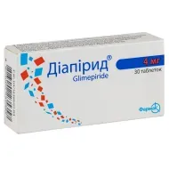 Диапирид таблетки 4 мг блистер №30