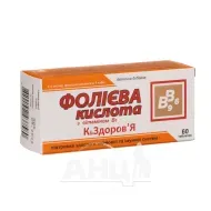 Фолієва кислота з вітаміном B6 К&Здоров'я таблетки №60