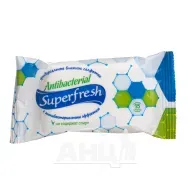 Вологі серветки Superfresh антибактеріальні №15