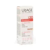 Сонцезахисний крем для обличчя Uriage Roseliane CC Cream SPF 30 проти почервоніння для всіх типів шкіри 40 мл