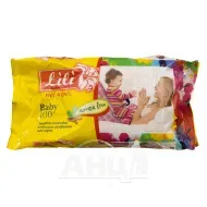 Салфетки влажные Lili для детей календула + витамин Е №100