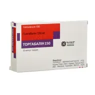 Торгабалін 150 капсули тверді 150 мг №30